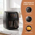Minimalist 6L Air Fryer - Auto-Convection Smart Oven