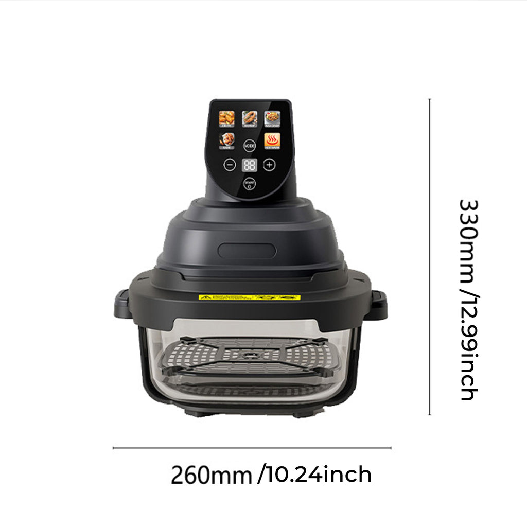 Visual Glass Air Fryer Set