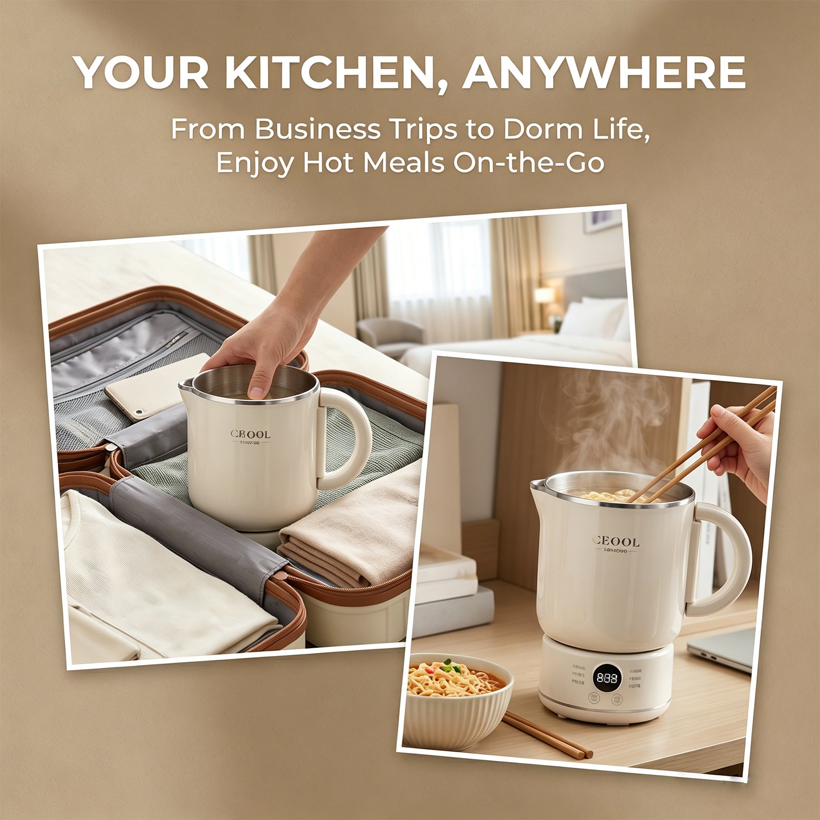 Portable Foldable Electric Kettle