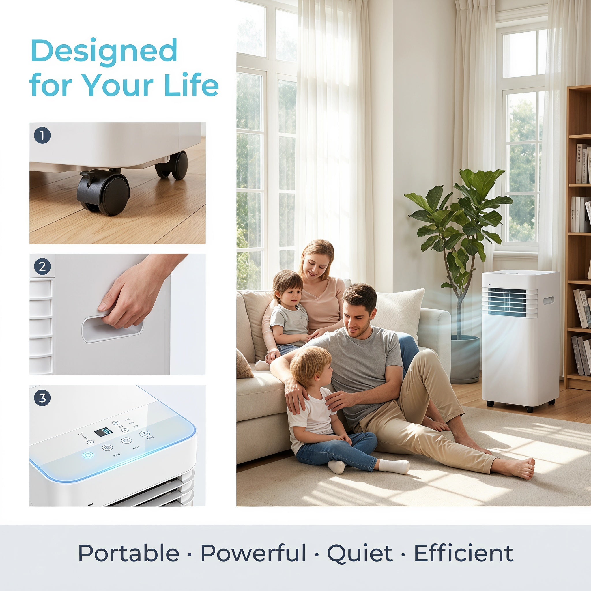 In Stock Portable Air Conditioners Without an Outdoor Unit No Installation Needed