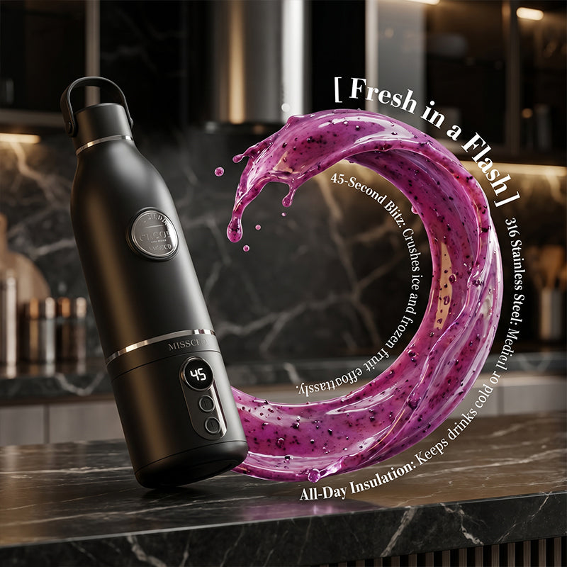 Bowling-Style Detachable Split Portable Blender