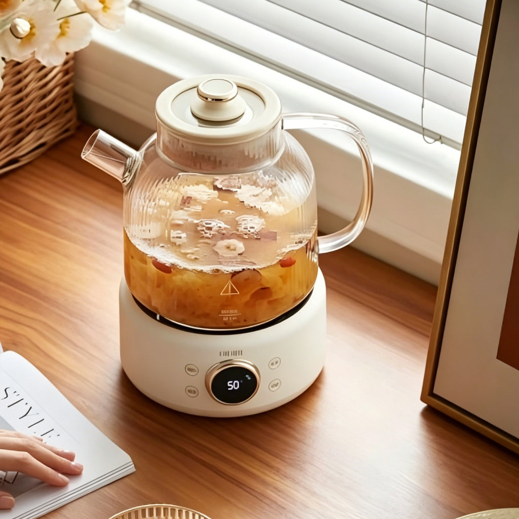 HC01 Glass Health Kettle - Wholesale 1L Scented Tea Brewer OEM/ODM Factory Supply