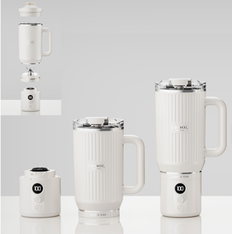 Fluted Tumbler Split Portable Blender