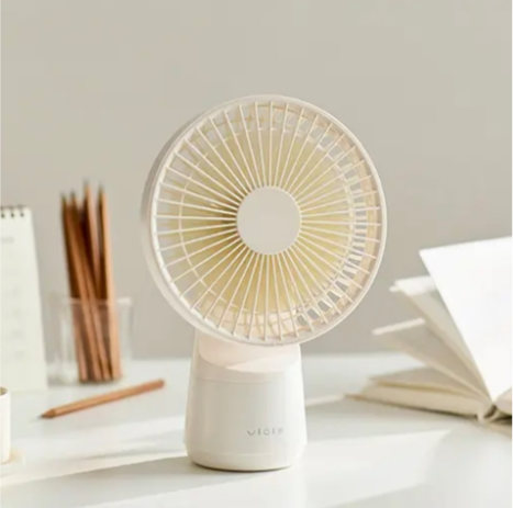 Cordless Personal Desk Fan - 3000mAh Portable USB Rechargeable