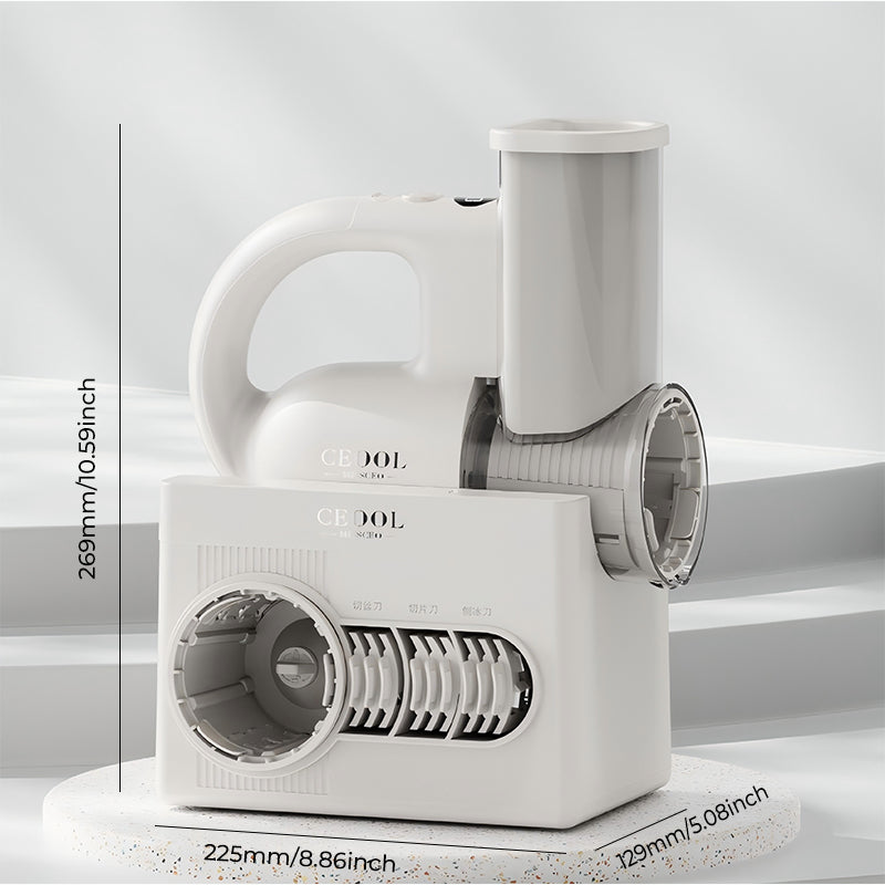 Cordless Electric Shaved Ice Machine & Vegetable Slicer