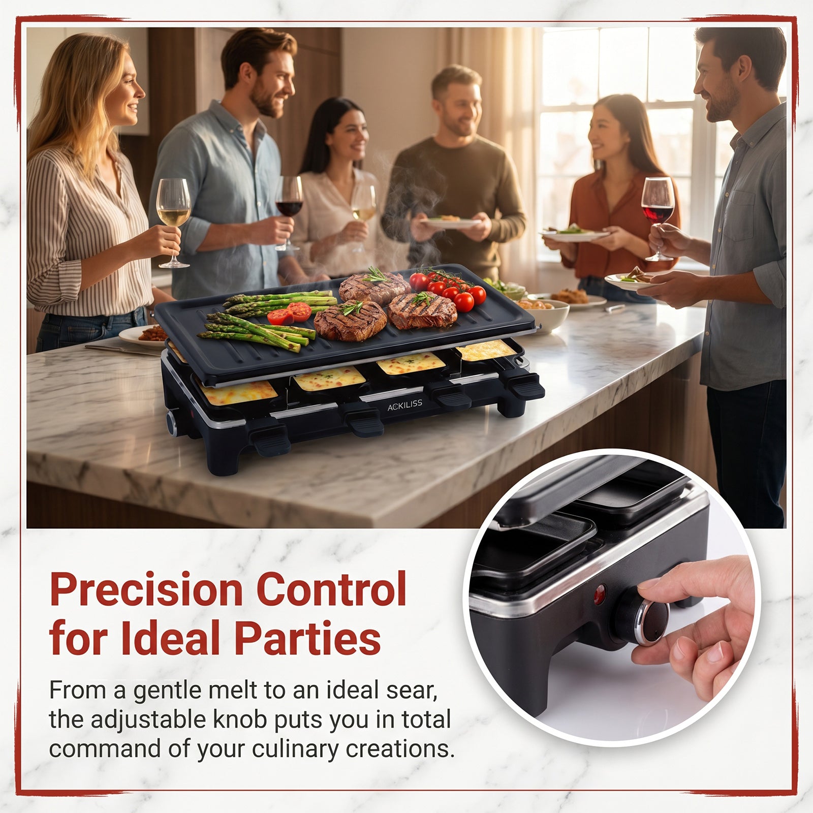 Electric Multi Cook Grill Machine All for one