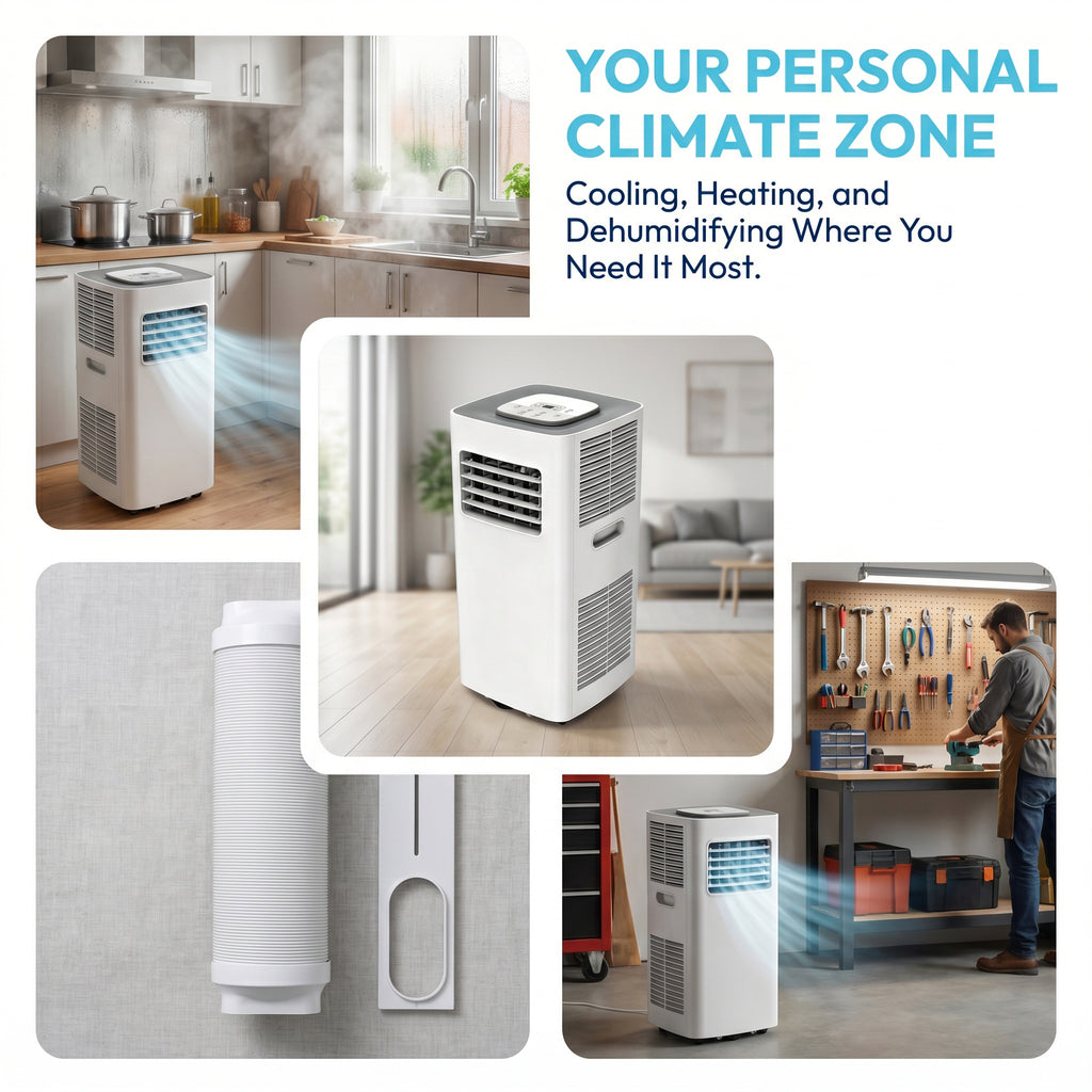 In Stock Portable Air Conditioner Without Outdoor Unit for Flexible Indoor Cooling