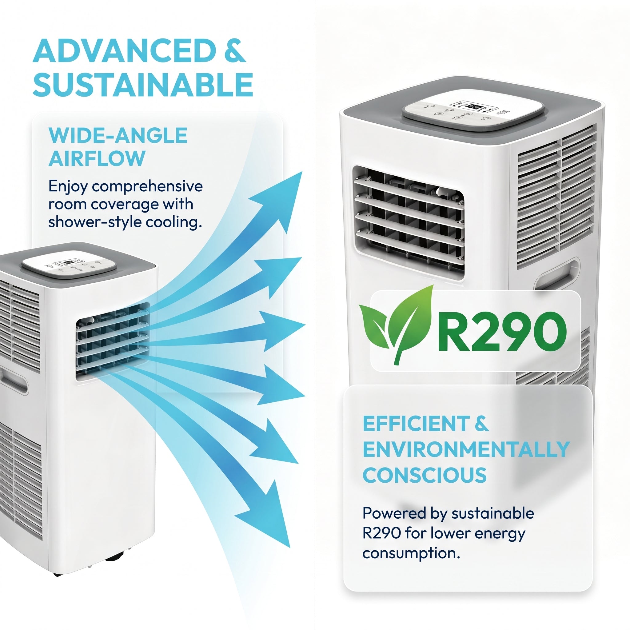 In Stock Portable Air Conditioner Without Outdoor Unit for Flexible Indoor Cooling