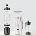 Clear Fluted Detachable Split Portable Blender