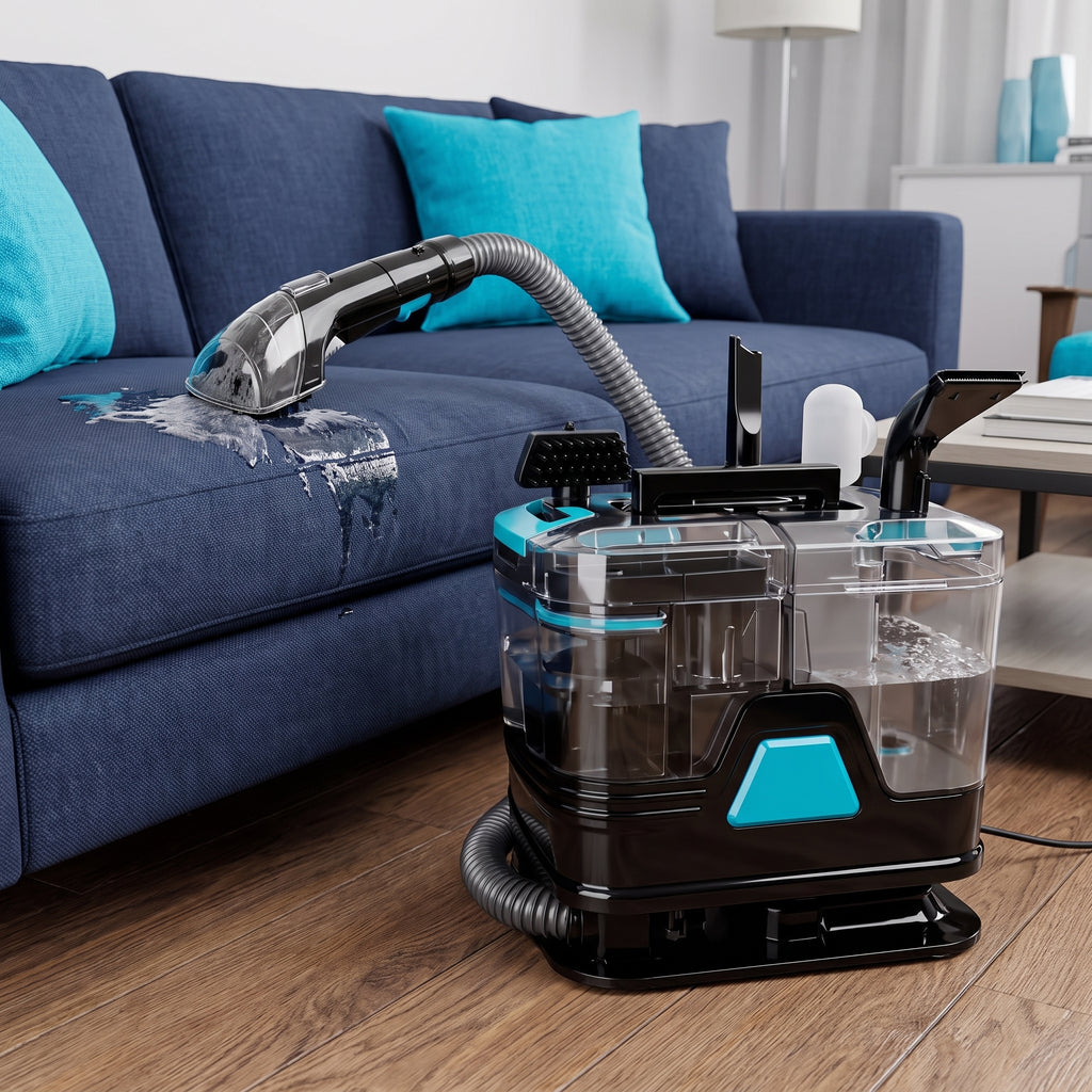 Fabric Cleaner Machine 400W Deep Cleaning Extractor for Sofa Carpet and Upholstery Care