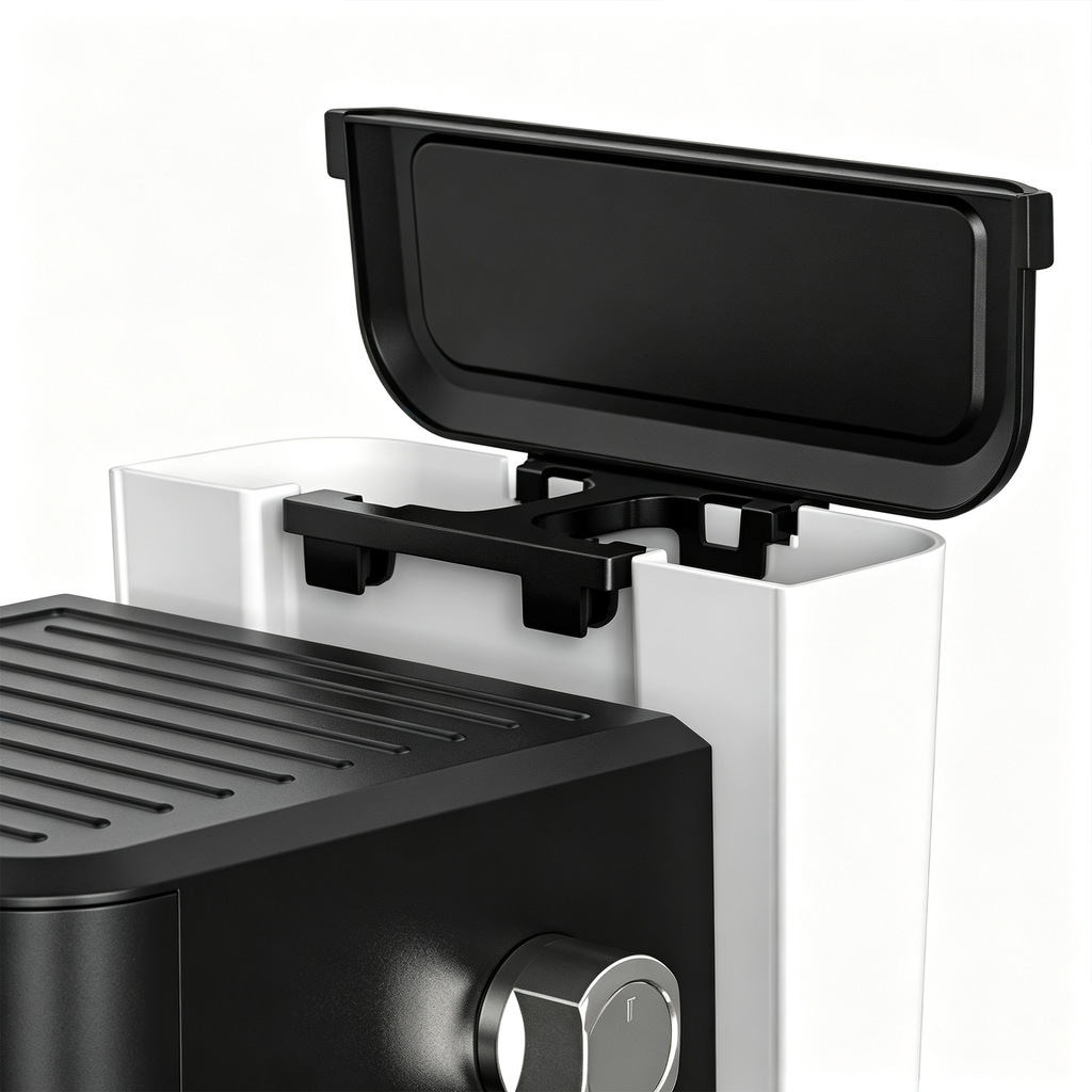 20-Bar Espresso Machine with Pressure Gauge and Steam Milk Frother