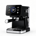 20-Bar Touchscreen Espresso Coffee Machine with Steam Wand