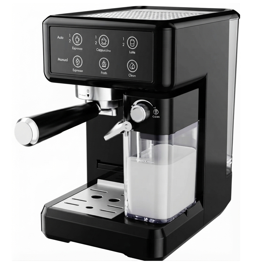 20-Bar Semi-Automatic Espresso Machine with Automatic Milk Frother