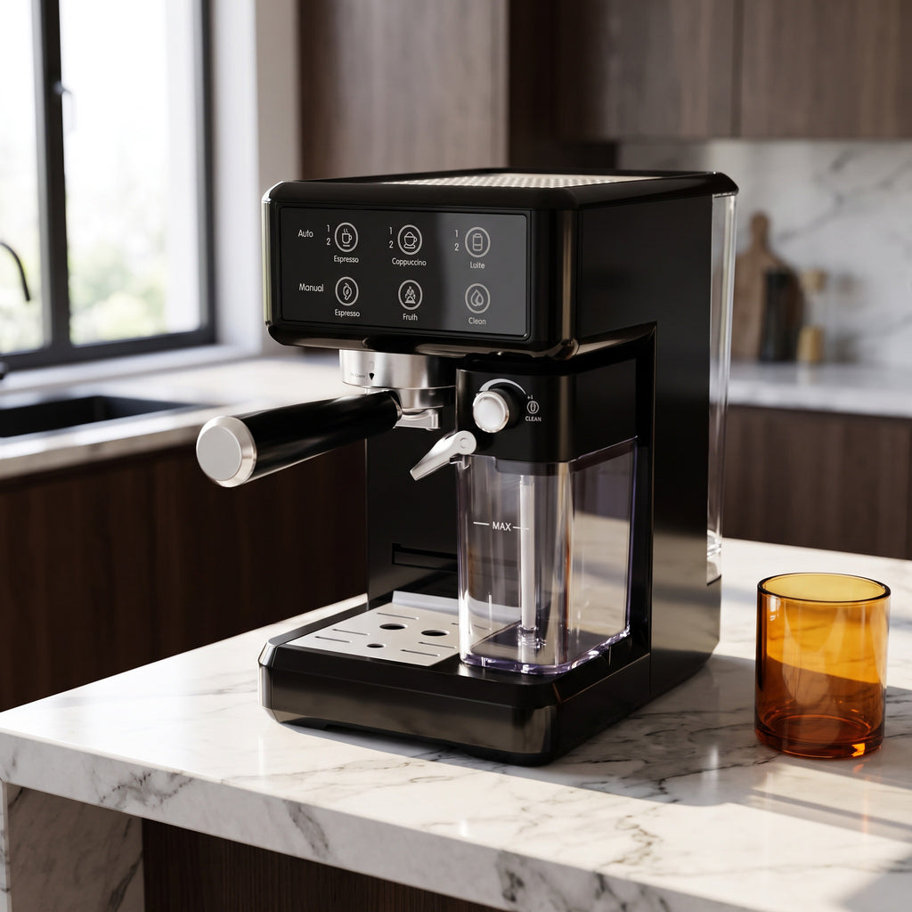 20-Bar Semi-Automatic Espresso Machine with Automatic Milk Frother