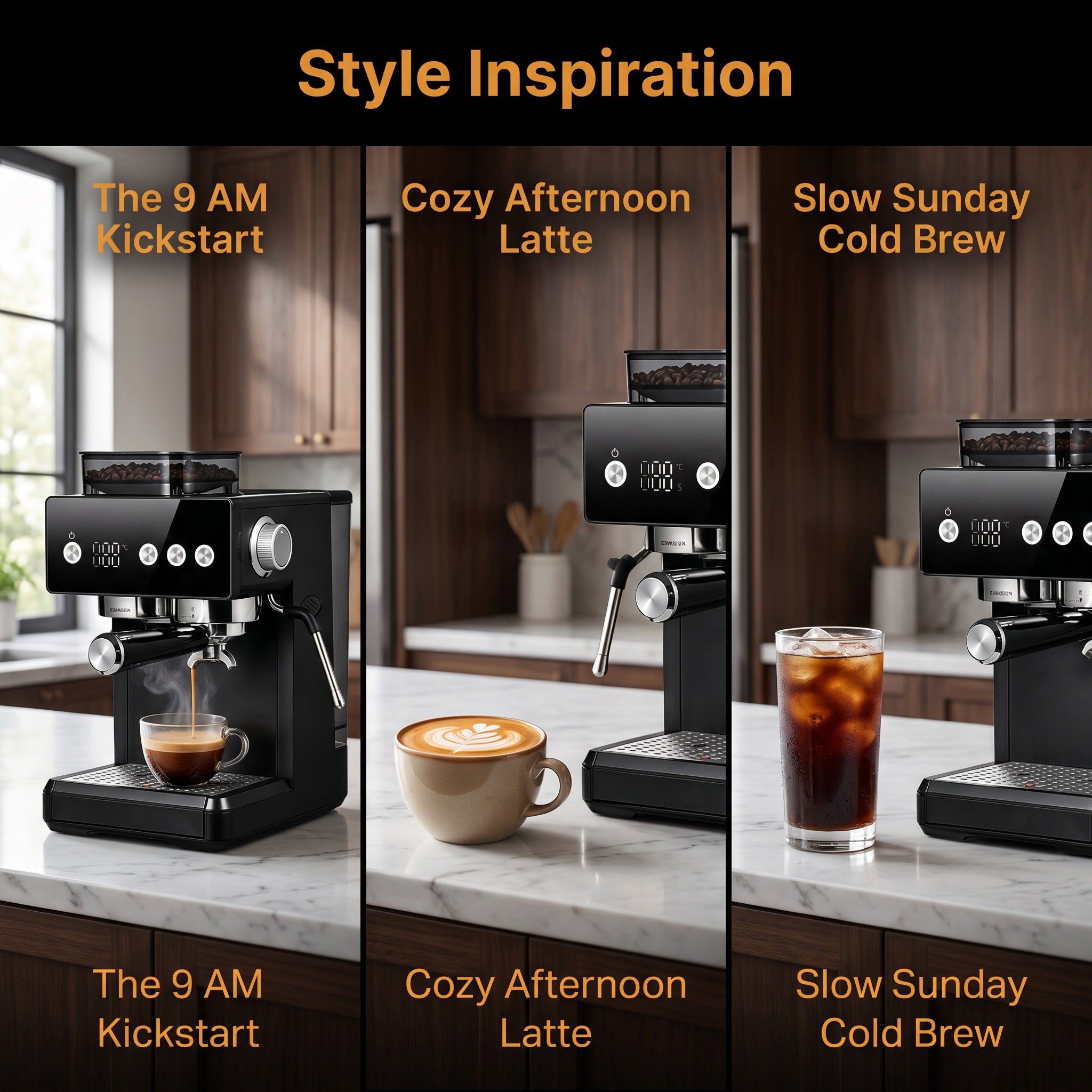 Hot and Cold Espresso Coffee Machine