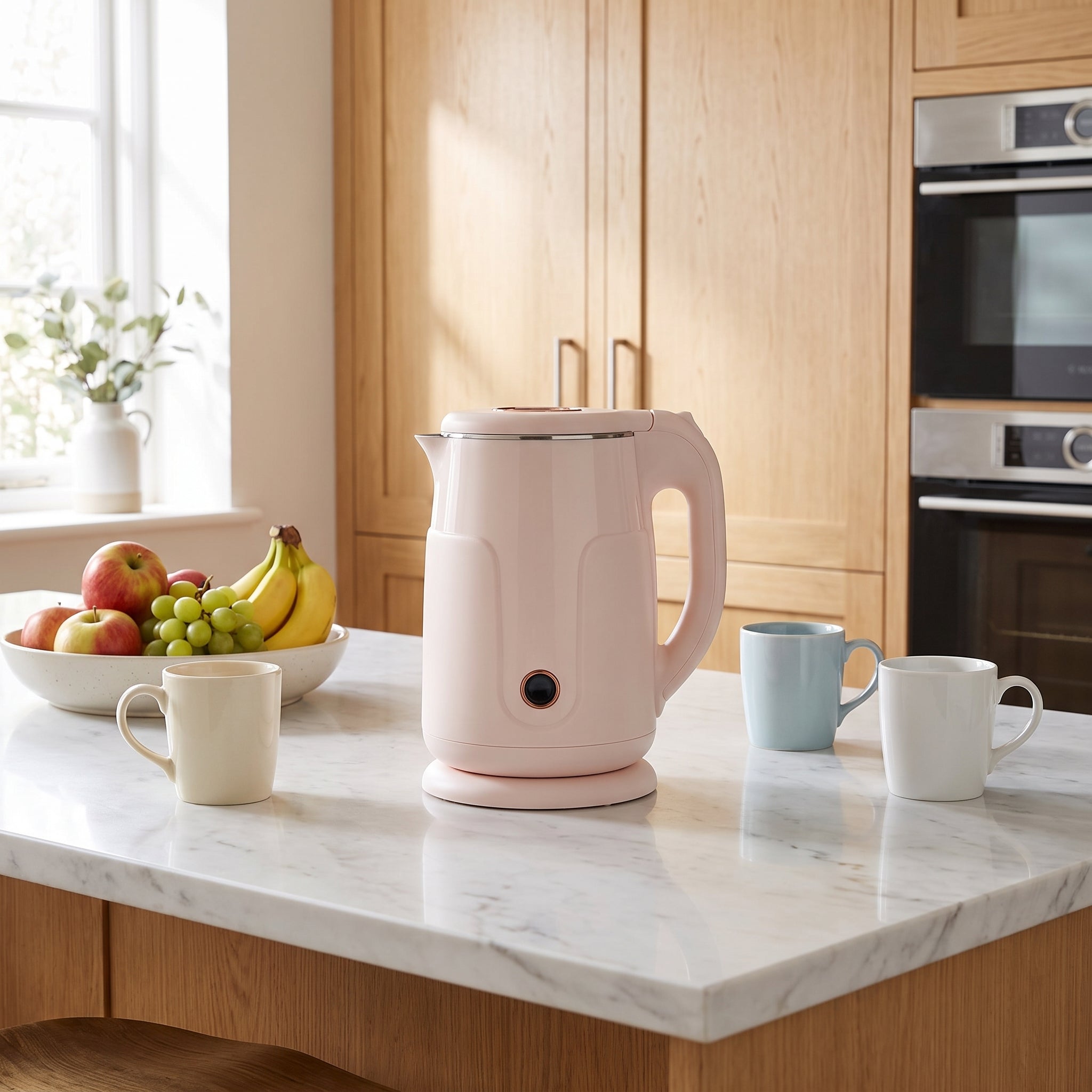 1.8L Double-Wall Electric Kettle with Boiling Indicator – ORF-192SD
