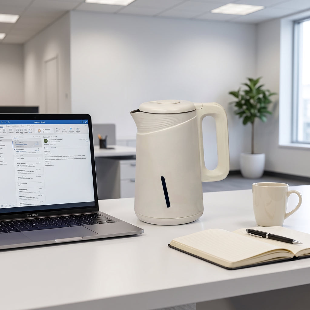 1.7L Double-Wall Electric Kettle with Water-Level Window – ORF-193SD