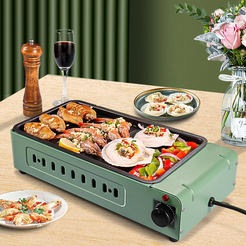 F-018A 1300W electric tabletop grill 4