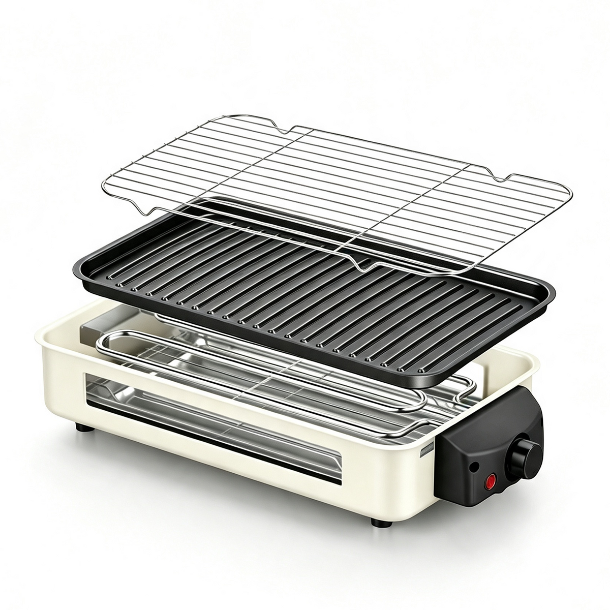 F-018B 1350W rectangular electric grill 2