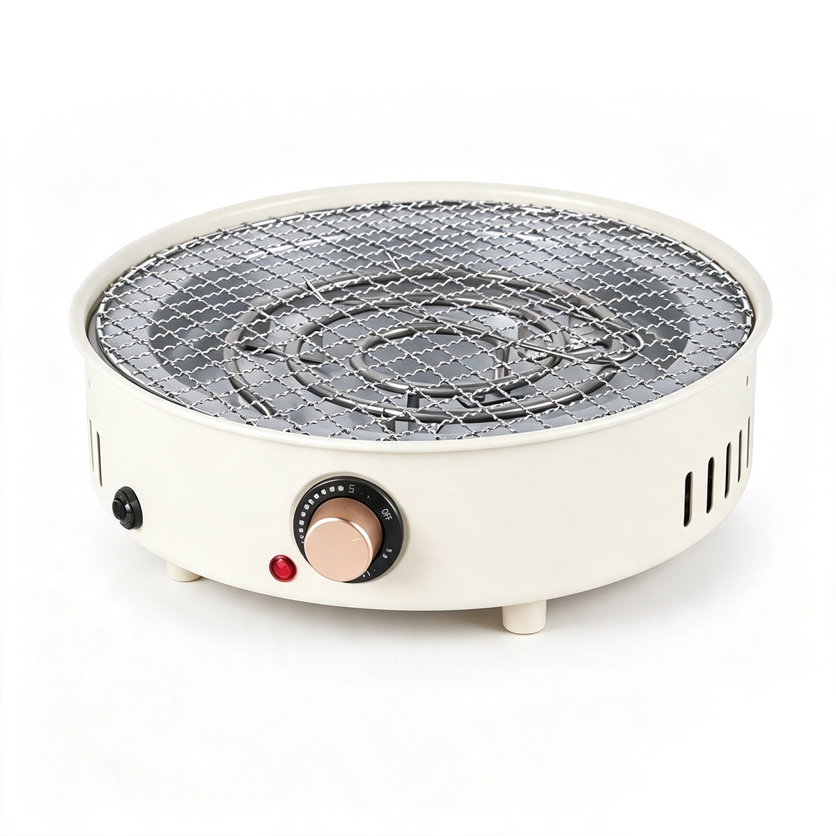 F-018C 1400W round electric barbecue grill 1