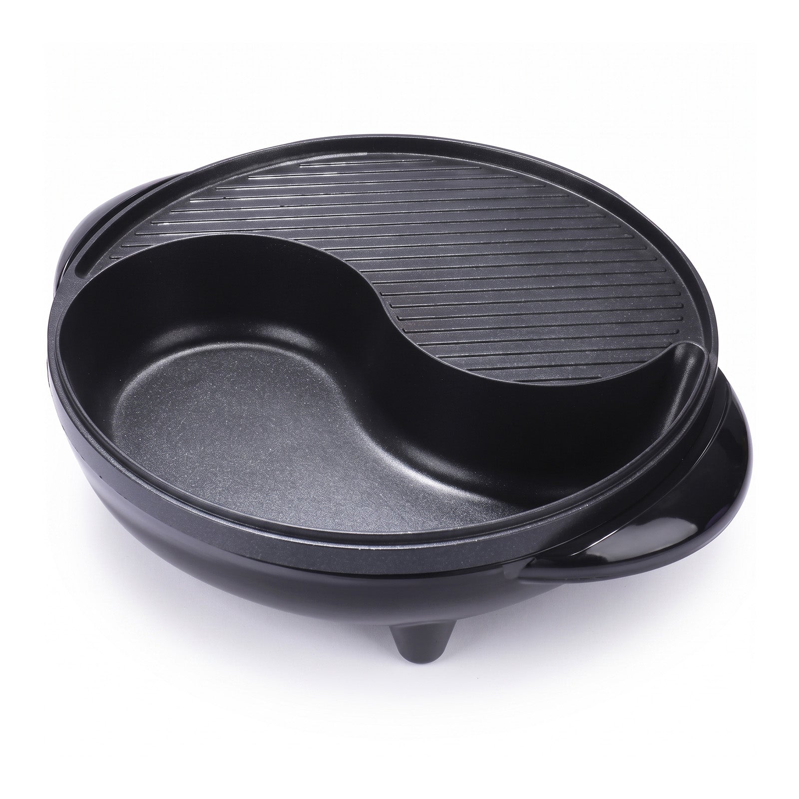 F-032A divided electric grill and hot pot white background main image