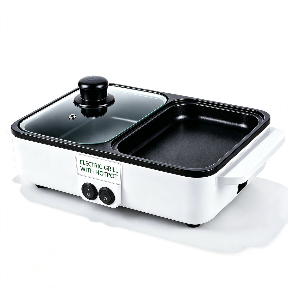 F-042 electric grill with hot pot white background main image