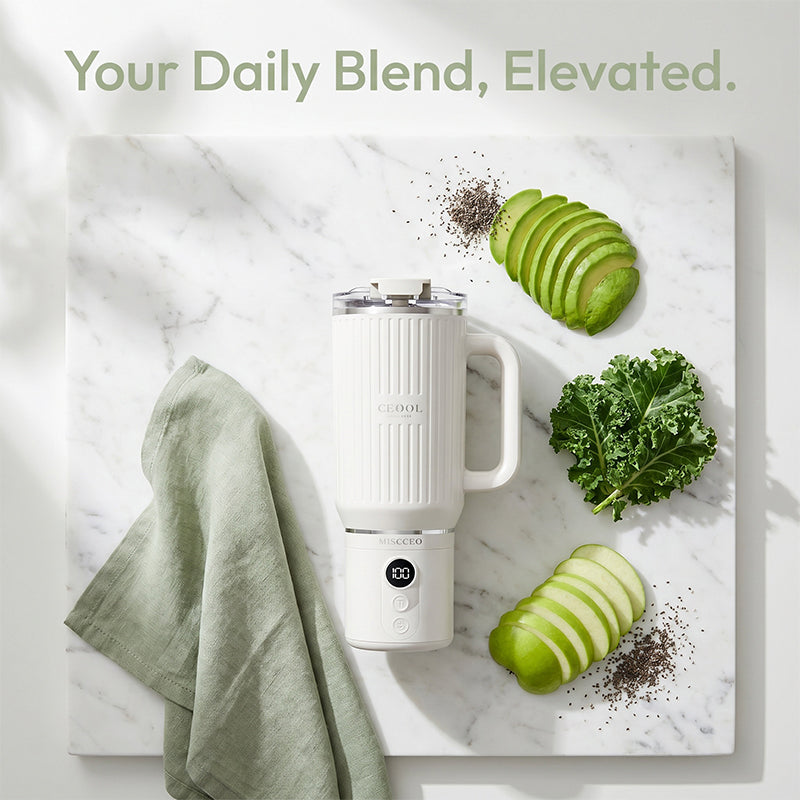 Fluted Tumbler Split Portable Blender