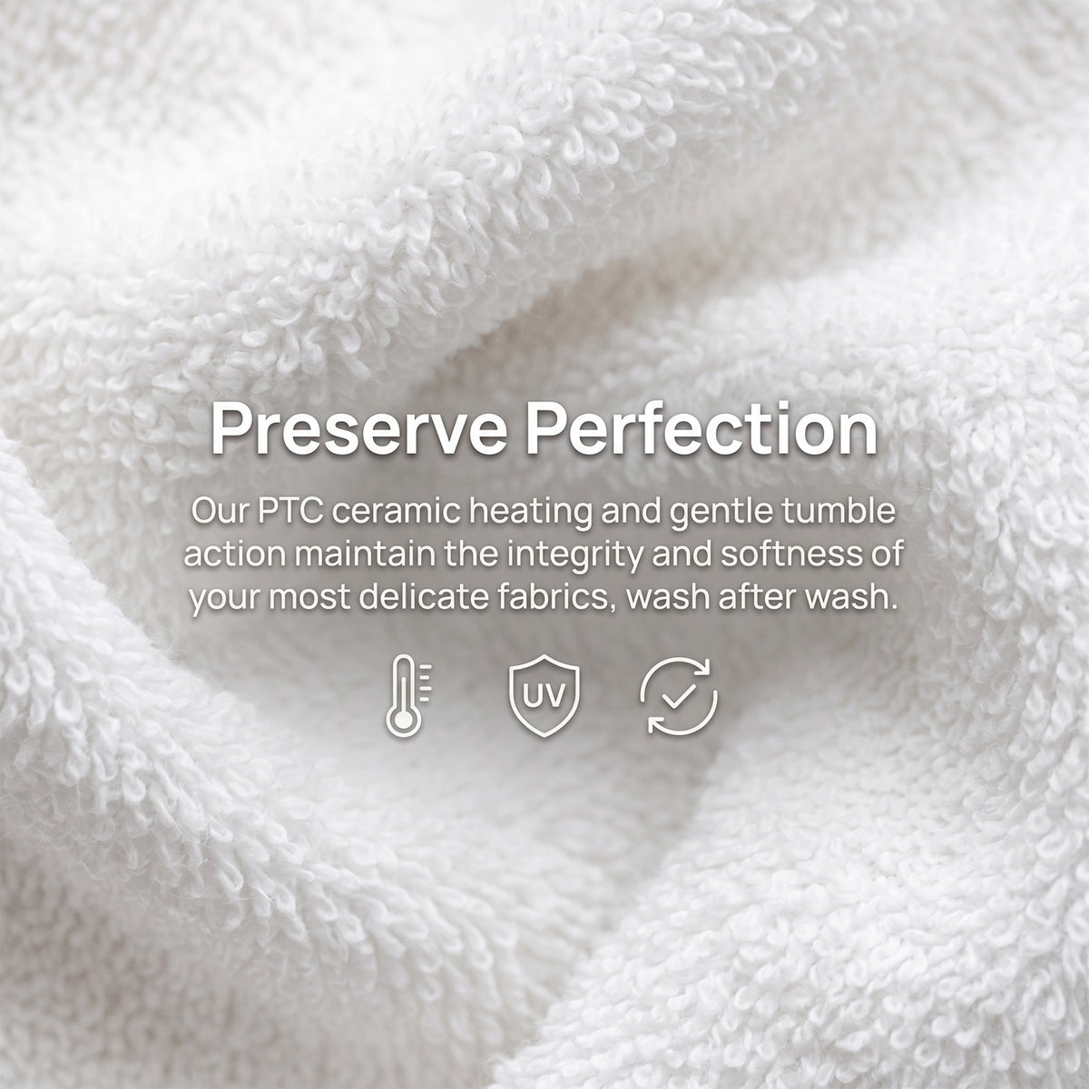 GDZ40-188G dryer fabric care and temperature control