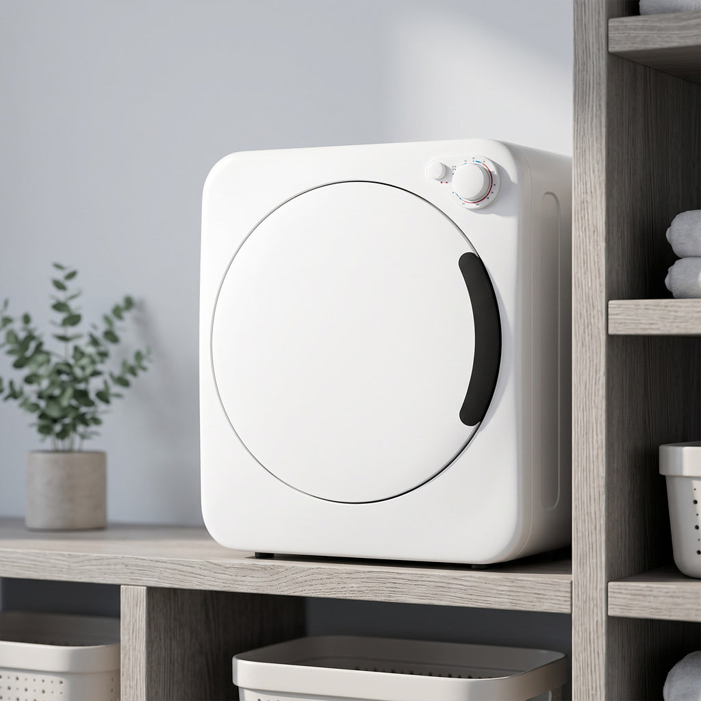 GDZ40-468E compact dryer shelf lifestyle image