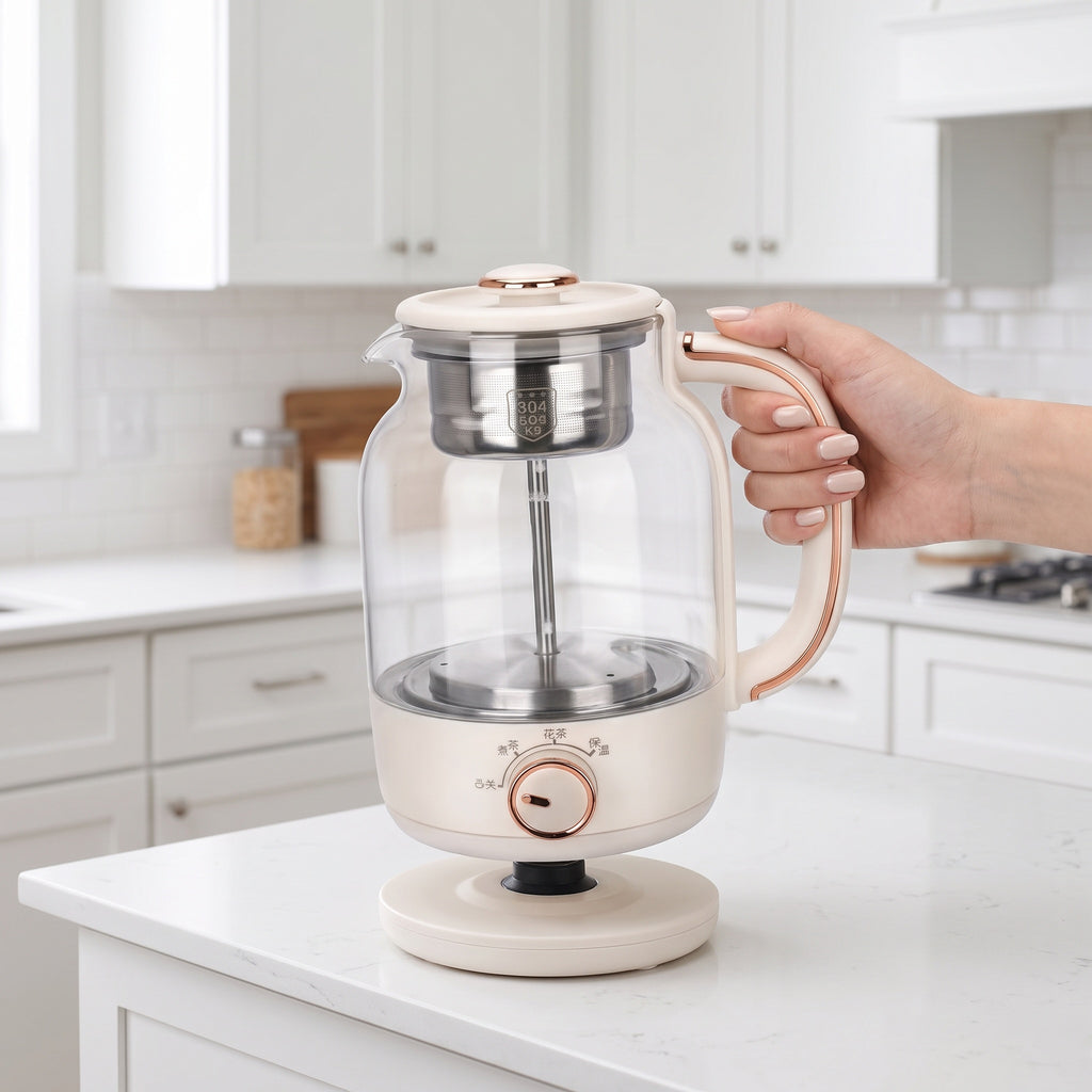 1.5L Glass Tea Maker Kettle with SS304 Removable Infuser – ORF-1883B