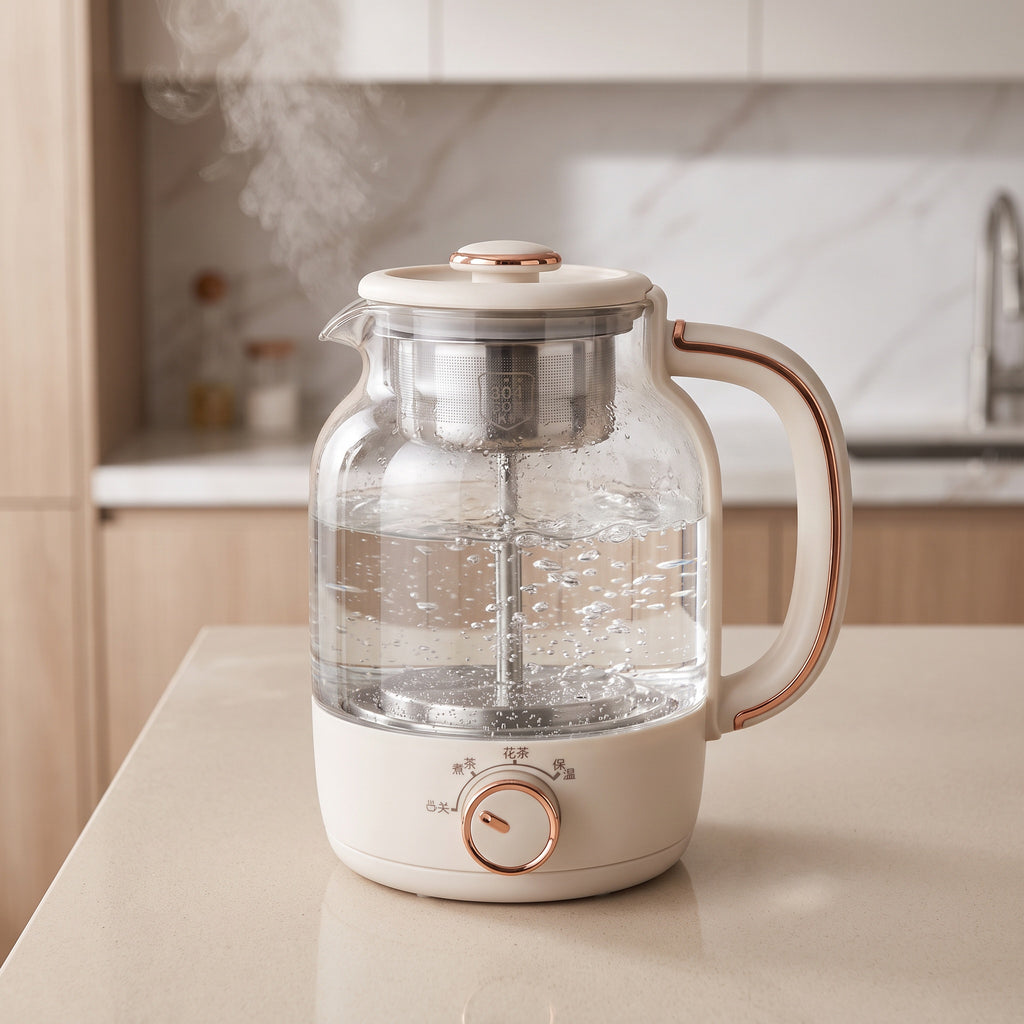 1.5L Glass Tea Maker Kettle with SS304 Removable Infuser – ORF-1883B