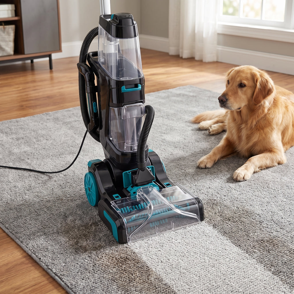 Carpet Cleaner Machine 2000W Professional Extraction Cleaner with Steam Function for Deep Cleaning