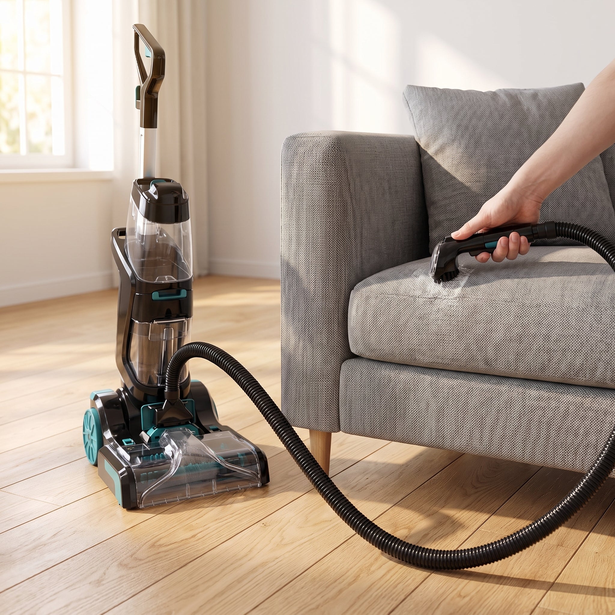 Carpet Cleaner Machine 2000W Professional Extraction Cleaner with Steam Function for Deep Cleaning