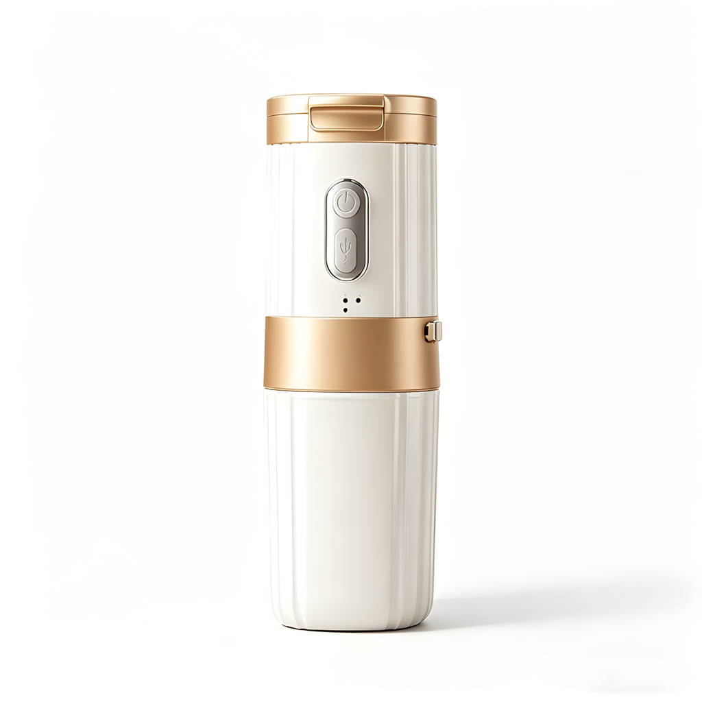 Mini Portable Coffee Maker with 250ml Water Tank, Rechargeable Battery & Capsule Brewing System