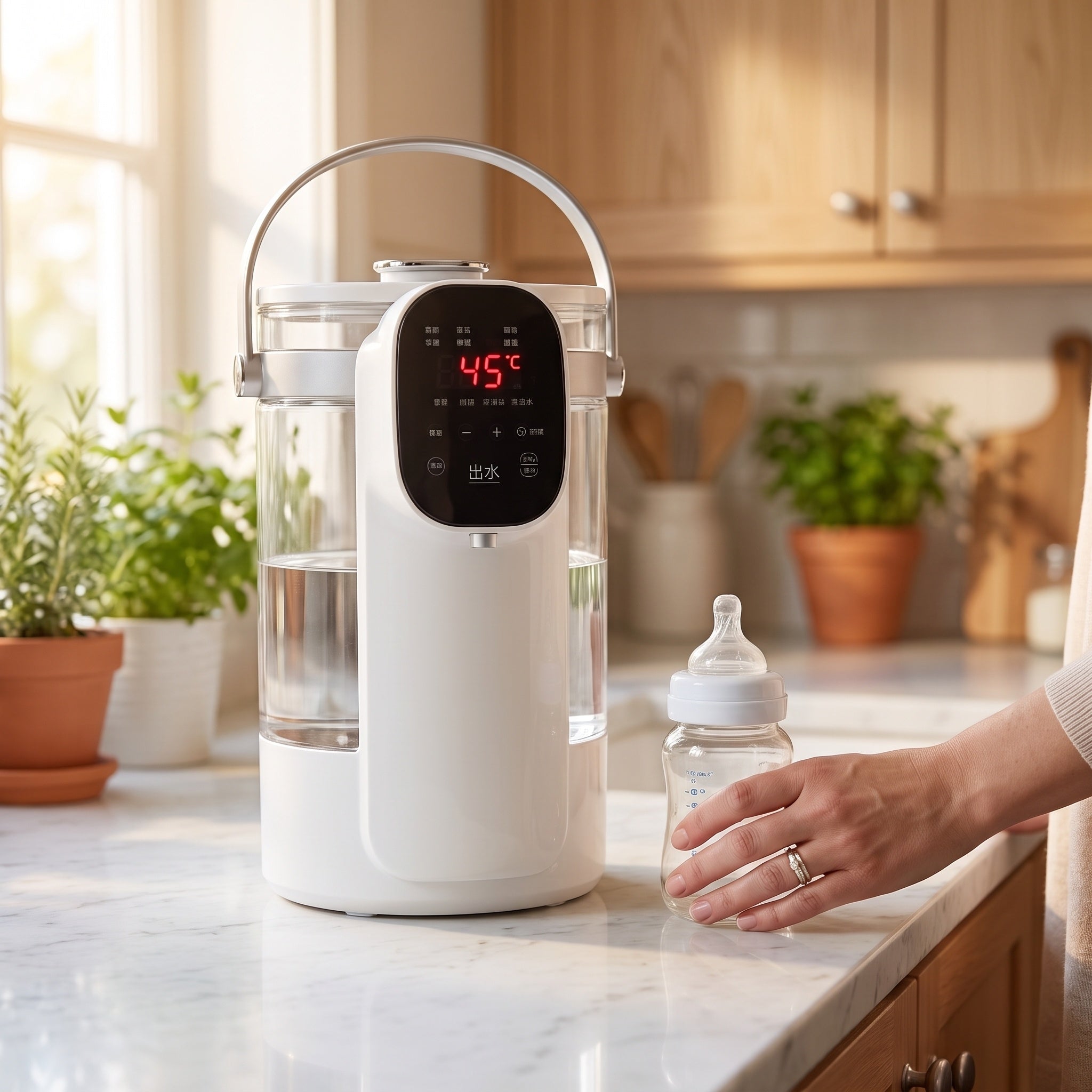 3.5L Integrated Glass Hot Water Dispenser with Multi-Temperature Control – ORF-2503