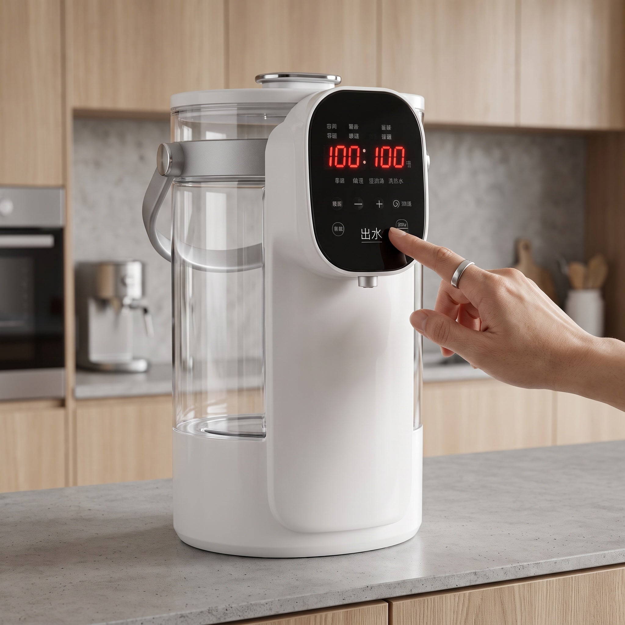 3.5L Integrated Glass Hot Water Dispenser with Multi-Temperature Control – ORF-2503