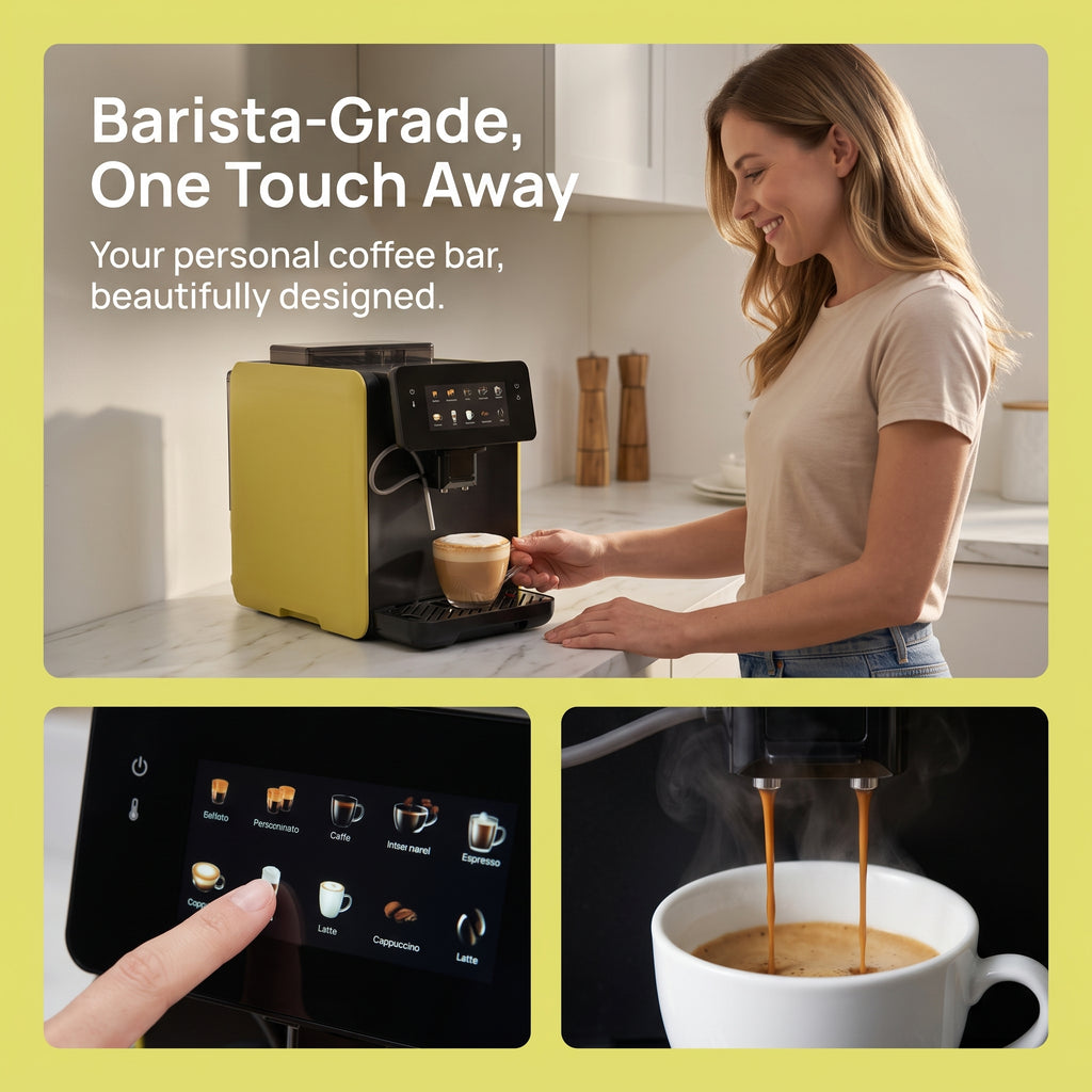 Semi Automatic Espresso Coffee Machine with Automatic Milk Frother