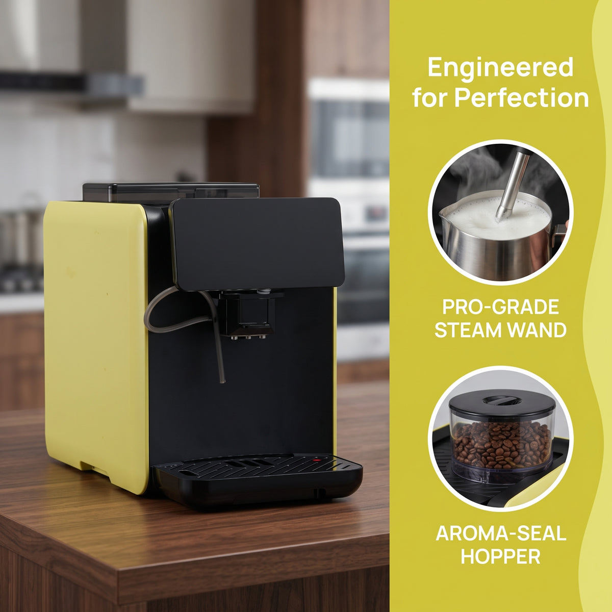 Semi Automatic Espresso Coffee Machine with Automatic Milk Frother