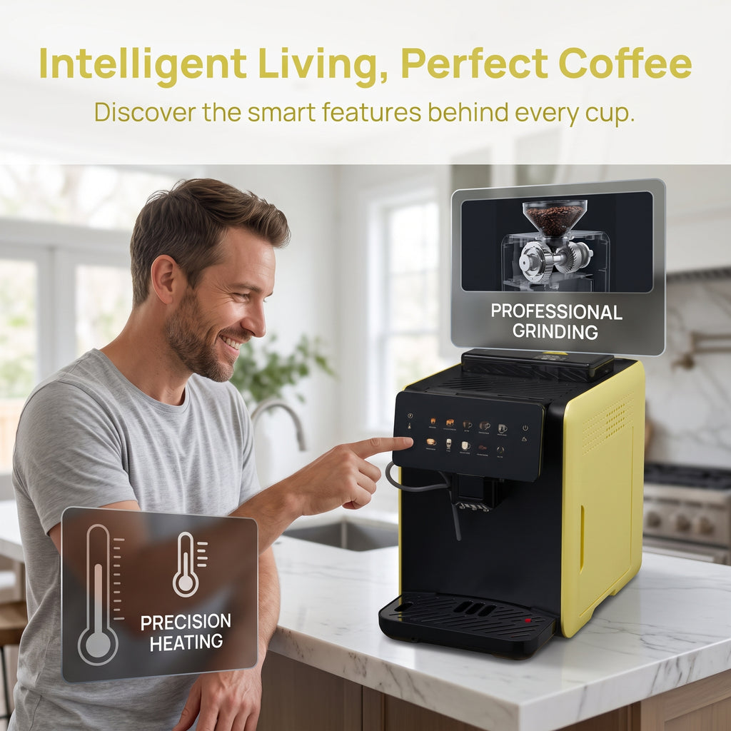Semi Automatic Espresso Coffee Machine with Automatic Milk Frother