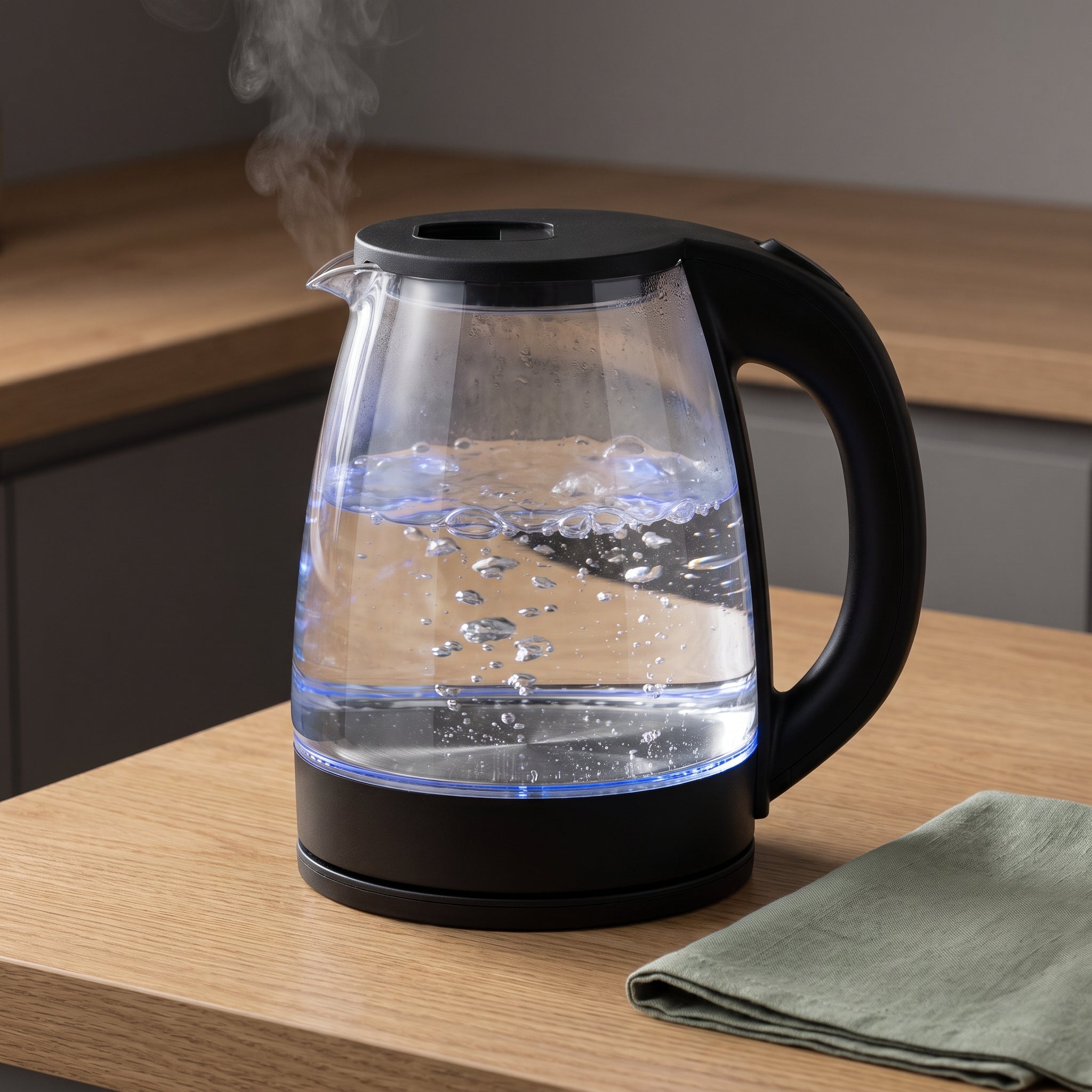 1.8L Modern Glass Electric Kettle with Hidden Indicator Light – ORF-G04