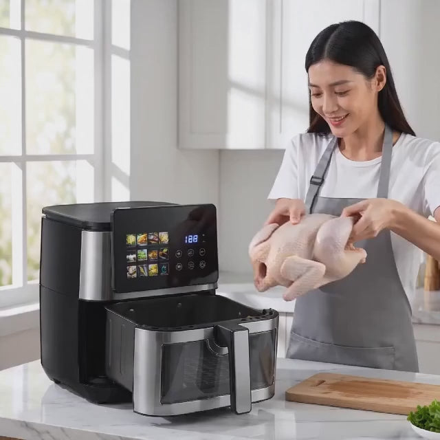 Smart 8.5L Air Fryer - Dual-Heat Technology Family Size Oven