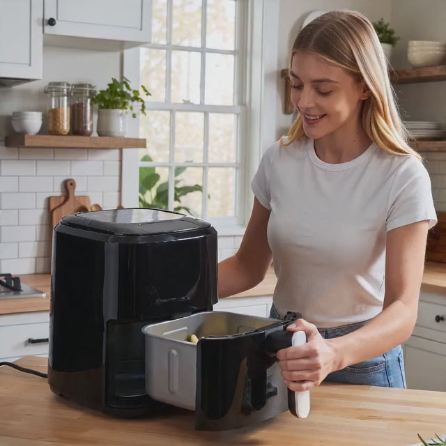 Smart 5.5L Air Fryer - 360° Air Circulation Family Size
