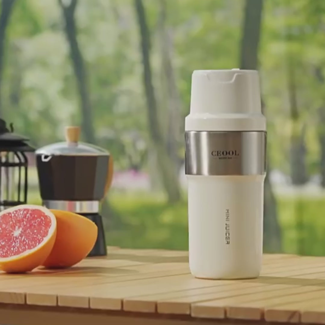 Car-Cup-Holder Friendly Vacuum Insulated Portable Blender