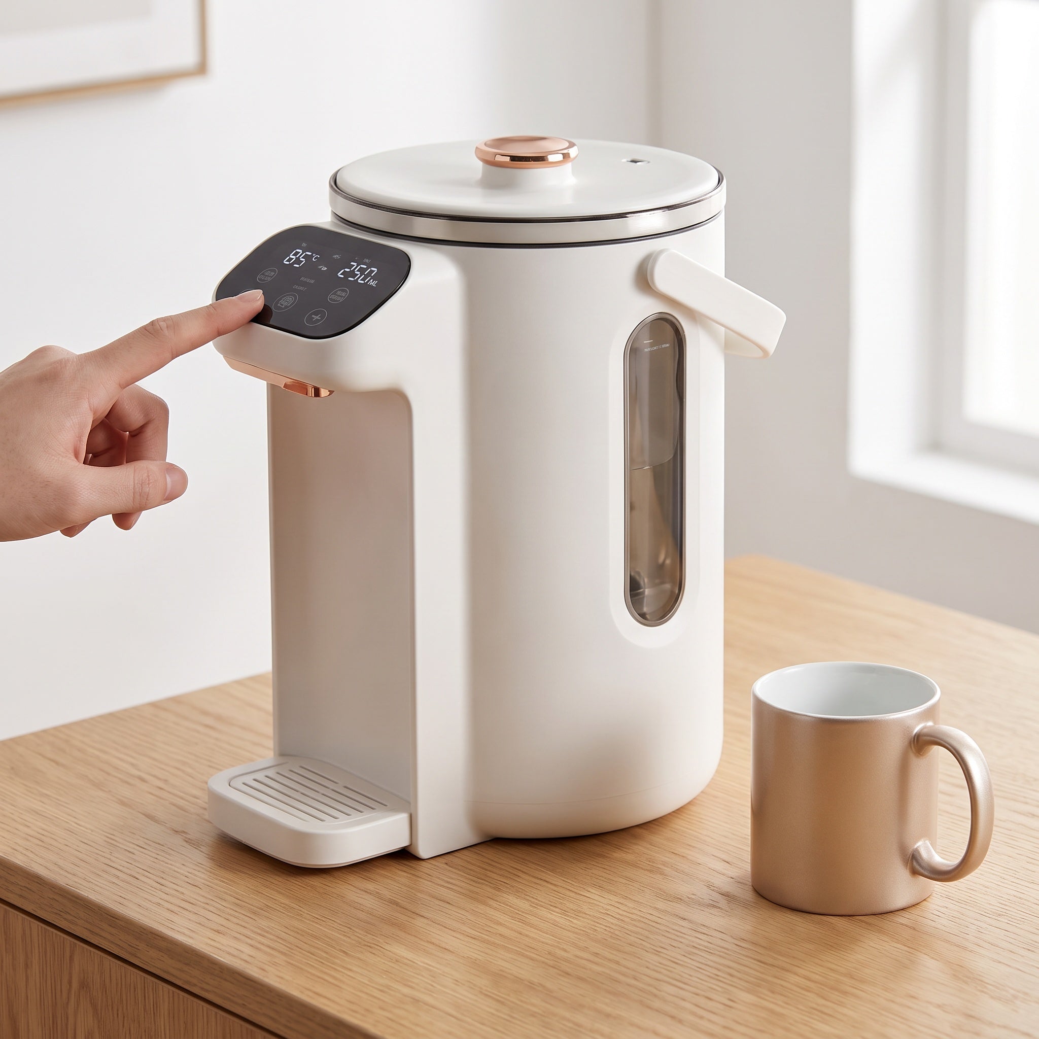 3.0L Digital Hot Water Dispenser with Split Tank and Temperature Display – ORF-2501