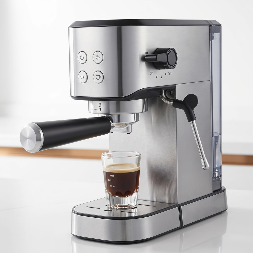 Stainless-Steel Espresso Machine with 58 mm Portafilter