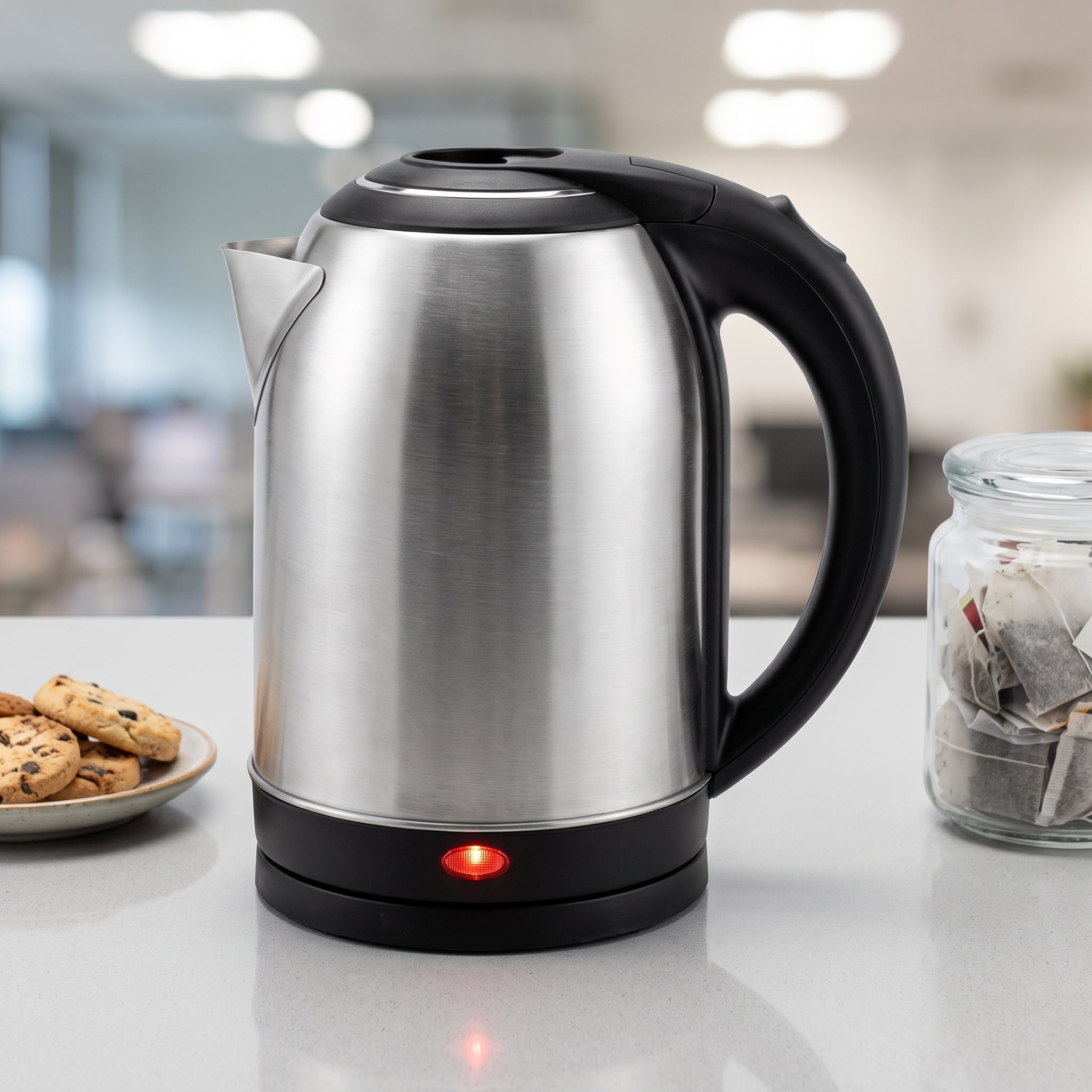 2.0L Double-Wall Stainless Steel Electric Kettle with Scalding Protection – ORF-C08