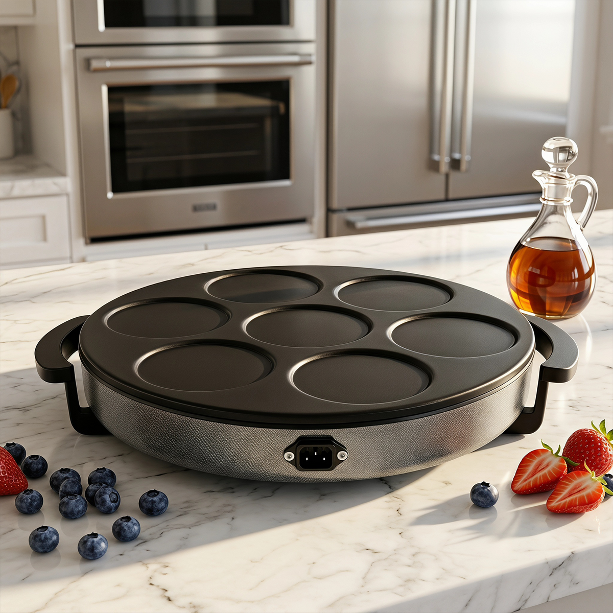 Electric Crepe Maker with Non-Stick Plate