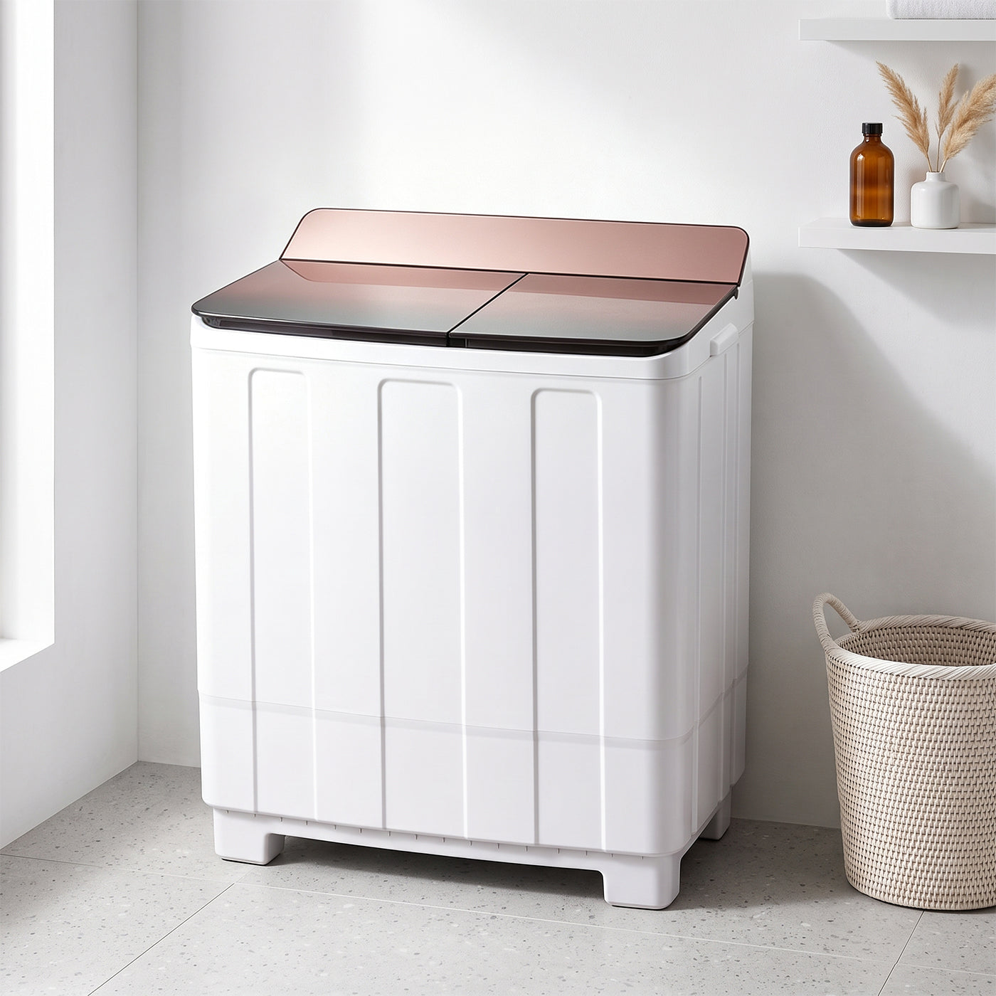 XPB160-1609S large capacity twin tub washer lifestyle view