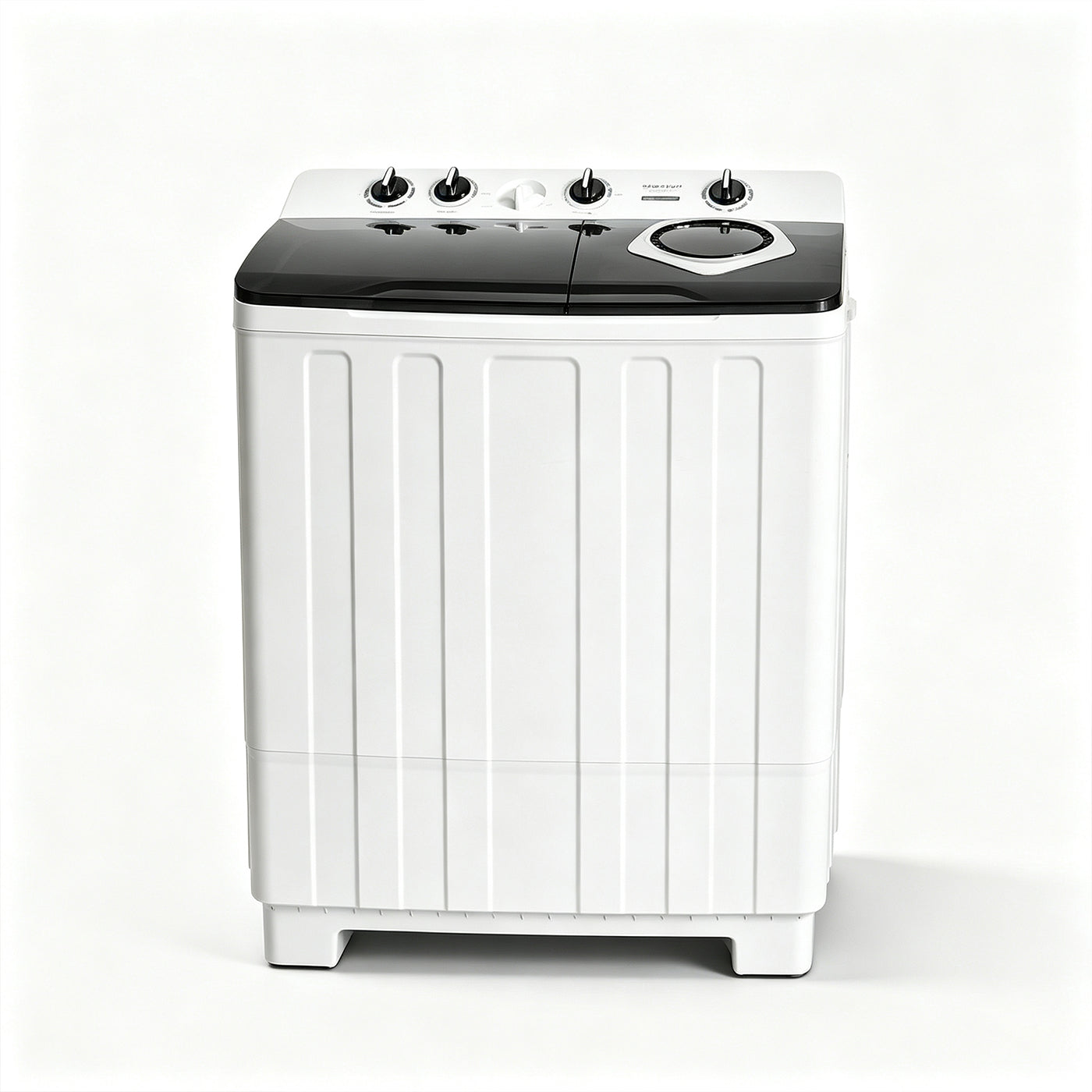 XPB200-2025S 20kg twin tub semi-automatic washing machine front view