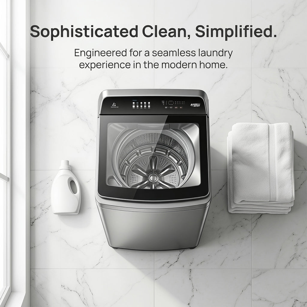 XQB268-2608 large-capacity laundry appliance with open lid